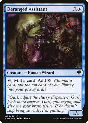Deranged Assistant #65 (Foil) (LP) Commander Legends CMR Magic MTG