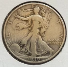 1939-S Walking Liberty Half Dollar – 90% Silver – Pre-WWII SF Mint