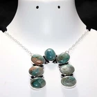 925 Silver Plated Horseshoe Quantum Quattro Necklace 18" Elegant Jewelry GW