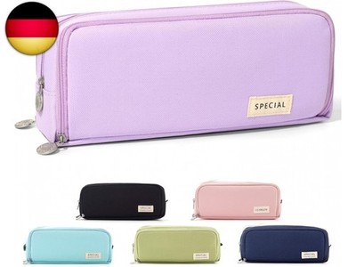 CICIMELON Federmäppchen Große Kapazität Federtaschen Mäppchen mit 3 Fächern Make