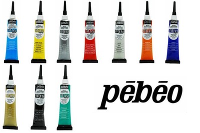 Pebeo Vitrea 160 Gloss Outliners - 20ml - Multiple Colours - Glass / Metal Paint