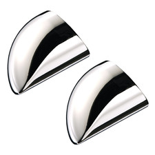 Handrail End Caps x 2 (Pair) For 54mm Mopstick Hand Rail by Richard Burbidge