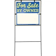Hillman Signs 17" x 18" for Sale By Owner with Frame Sign 848761 NEW 21C 