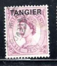 GREAT BRITAIN OFFICES IN TANGIER TANGER OVERPRINT STAMP USED LOT 1972BP