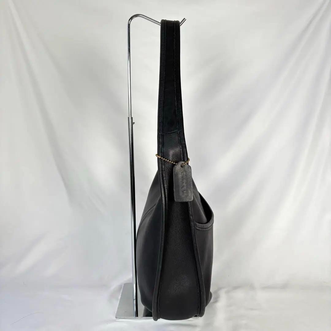 美品　Vintage Coach Ergo Shoulder Bag Black Coach MEDIUM D8C 9033 Vintage Black Leather Ergo Shoulder Bag | eBay