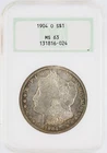 1904-O Morgan Silver Dollar NGC MS63 S$1 New Orleans  Minted No Reserve