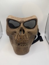 New Airsoft Tactical Skull Skeleton Full Face Mask Plastic Halloween Cosplay