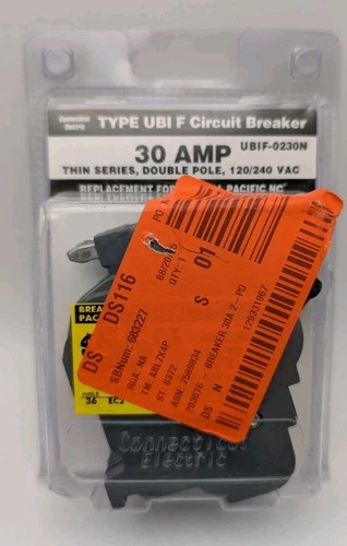 Connecticut Electric UBIF-0230N Thin Federal Pacific Circuit Breaker *PKG Wear