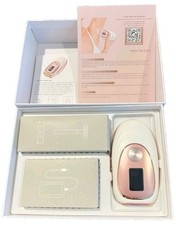 ZKMAGIC IPL Hair Removal Device Pink White LCD Ice Cooling 5 Energy Levels