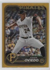 2024 Topps Series 1 Yellow Foil Johan Oviedo #65 09x4