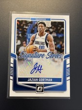 2024-25 Panini Donruss Optic - Signature Series Jazian Gortman RC Auto