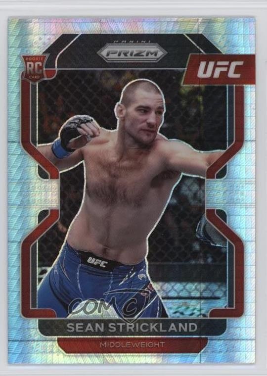 2022 Panini Prizm UFC Hyper Prizm Sean Strickland #172 0ud4
