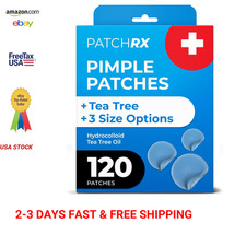 Pimple Patches for Face, Hydrocolloid Acne Patches with Tea Tree Oil, 120 Count