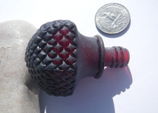 Sea Glass, Vintage Red Bottle Stopper