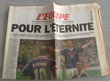 4 Journaux L'Équipe Coupe Du Monde 1998 - 24 Au 27 Juin - Collection