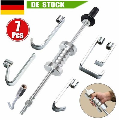 Gleithammer 5,3 kg Zughammer Auszieher PDR Ausbeulsatz & 5 Haken Ausbeulwerkzeug
