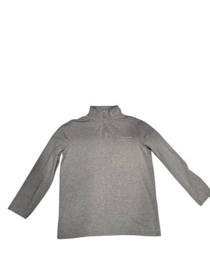 NOA Switzerland Men s Large Gray Quarter Zip Pullover Long Sleeve Casual Top