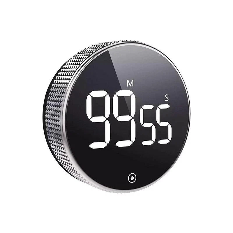 LED Digital Kitchen Timer Magnetic Countdown Stopwatch Alarm Clock