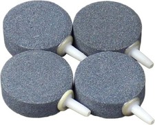 AQUANEAT 1.5 Inch Air Stone Disc, 4 Packs, Aerator Bubble Diffuser, 4 pcs