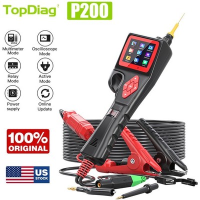 TopDiag P200 Automotive Circuit Tester Power Probe Injector Diagnostic Tool Set