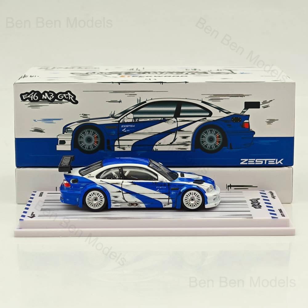 【希少】 M3 GTR ミニカー Speed Design DCM 1:64 M3 GTR E46 NFS TECKWRAP APAXPO ZESTEK Diecast Models Car
