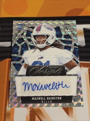 2025 Panini Mosaic - Rookie Scripts Maxwell Hairston #RS-MHN (AU, RC)
