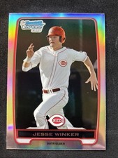 2012 Bowman Chrome Draft Jesse Winker refractor 1st Bowman #BDPP8