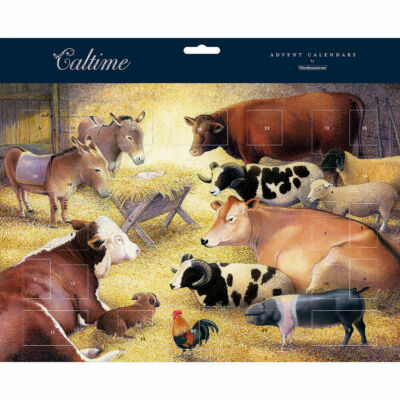 Tierkrippe Krippe Adventskalender 350x245 cm Caltime + ca.