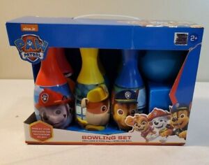 Nickelodeon Paw Patrol Bowling Set Toy Game Kids Birthday Gift Toy 6 Pins & Ball | eBay