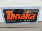 Vintage Official Dealer Tanaka Power Equipment 32"×16" Metal Sign