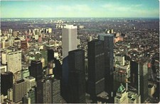 Looking Northeast From The CN Tower, Toronto, Ontario, Canada Postcard