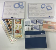 Creative Memories Scrapbook Lot Picfolio Cutting Patterns StickersFrosted Splits
