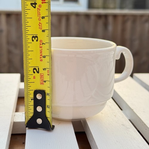 SET TAZZA DA TÈ E PIATTINO PORCELLANA BIANCA ROYAL DOULTON HOTEL - Foto 7 di 7