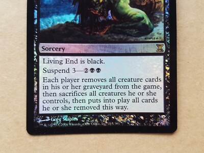 FOIL Living End Time Spiral MTG Magic the Gathering Cards See