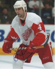 Detroit Red Wings Jamie Rivers  Signed Autographed 8x10 Photo COA #4
