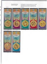 1596 - Äquatorialguinea - 1972 - Mi-Nr. 163 - 169 + Block 40 + 41 o