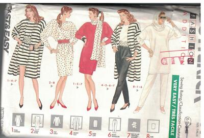 6578 Vintage Butterick Sewing Pattern Misses Jacket Dress Tunic Top ...