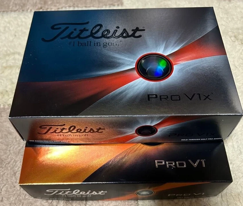 Pelota de golf Scotty Cameron Ninja Collaboration Titleist PRO V1, V1X 1 docena x 2 cajas Foto 3 de 3