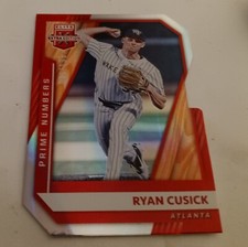 2021 Elite Extra Edition Prime Numbers A Die Cut Ryan Cusick (44/135) MINT A's