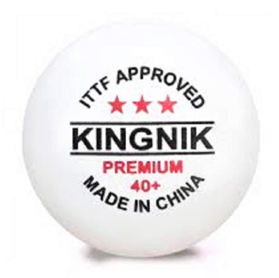 3 Star Table Tennis Balls X 6 KINGNIK Pro Match Balls ITTF Poly Plastic