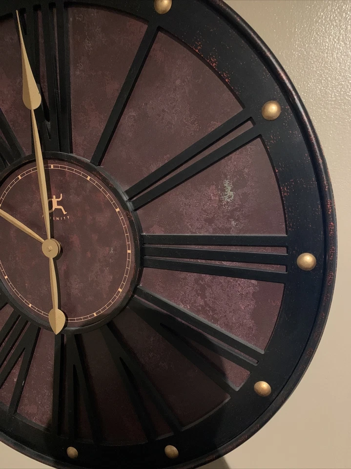 "Reloj de pared grande Infinity Instruments Arcadian 31""" Foto 3 de 4