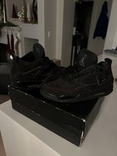 Nike Air Jordan 4 Retro 2020 Black Cat' In Men's US Size 9