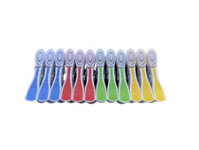 Cloths Pegs Strong Plastic Clothes Line Pegs Deluxe Rubber Soft Grip Washing
