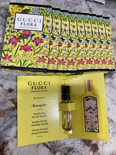 GUCCI FLORA GORGEOUS ORCHID  EDP LOT OF 10, 0...