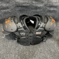 BSN Gear Pro-Tec X3 Black X - JV Medium 60-80 Lbs 14-15" Football Shoulder Pads