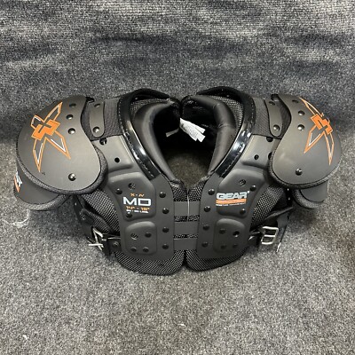 BSN Gear Pro-Tec X3 Black X - JV Medium 60-80 Lbs 14-15'' Football Shoulder Pads