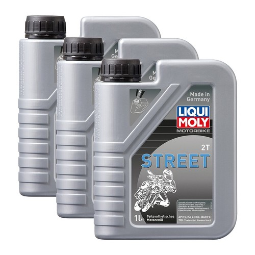 3x LIQUI MOLY 1504 moto 2T parcialmente sintético scooter calle scooter aceite de motor 1 - Imagen 1 de 2