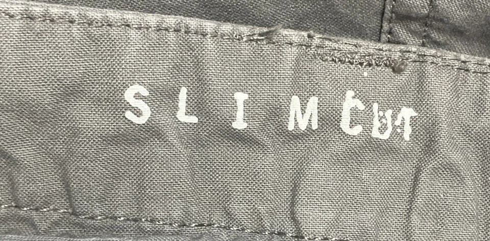 Pantalones de corte ajustado Marc Ecko Cut & Sew Deadly Threads para hombre 36X32 gris. 4272 Foto 4 de 4