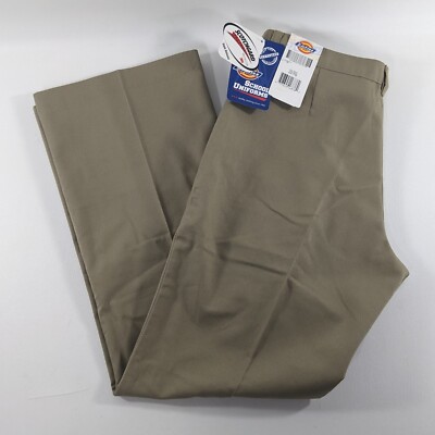 Dickies Flat Front Work Pant 32 ベージュ Dickies Double Knee Men's Work Pants Beige DK0A4XK3KHK1