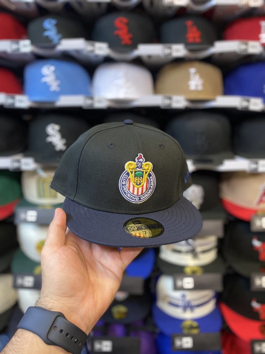 New Era Chivas Del Guadalajara Black/Navy 59Fifty Fitted Hat (Sz 7